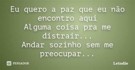 A Paz Que Eu Não Conheço (E Uma Dose Pesada de Nostalgia Etérea)